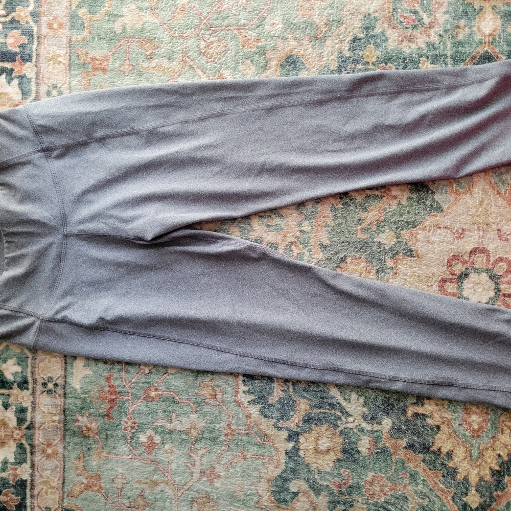 Gray Cropped Workout Leggings
